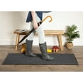 thumbnail image 2 of DII Utility Ribbed Gray Runner Rug, 22" x 60", Non-Slip Backing, 2 of 3