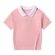 thumbnail image 1 of Odeerbi Camisas de Golf de Algodón de Niños y Niñas Uniforme Escolar Botón de Solapa Camisas de Tenis de Manga Corta, 1 of 7