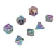 thumbnail image 5 of Dados de juego de rol, 7 piezas de dados poliédricos, juego de dados poliédricos transparentes, aspecto llamativo, 5 of 8