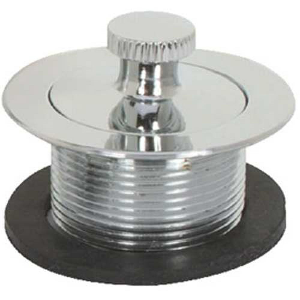 LIFTANDTURN BATHTUB DRAIN WITH BUSHING, BRUSHED NICKEL per 3 Each