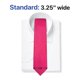 thumbnail image 4 of Corbata Umo Lorenzo Lorenzo Classic Fucsia Satinada 145x8cm, 4 of 6