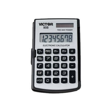 Victor 908 8 digit executive compact