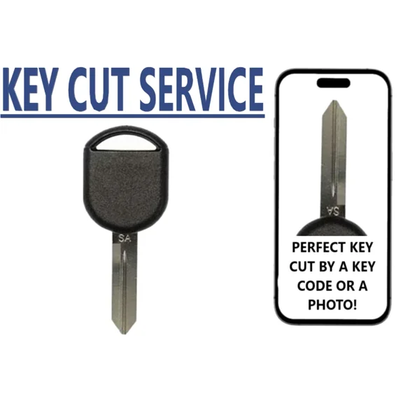 KEY CUT   H92 / H84 Transponder Key 4D63 80 Bit Chip SA for 2010 - 2017 Ford