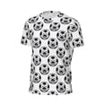 thumbnail image 5 of Rocae Happy Soccer for Men's Mesh Quick-Dry Short Sleeve Workout T-Shirt,Mens Crew Neck Tee Lightweight Soft Classic T Shirts XX-Large, 5 of 9