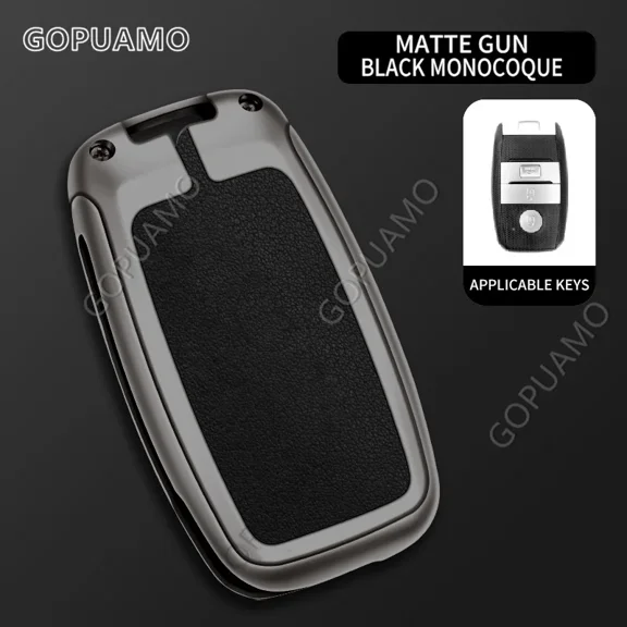 For Kia A 3 buttons key case Rio Sportage 2016 Ceed Sorento Cerato Picanto K2 K3 K5 Accessories Zinc alloy Car Key Cover Case