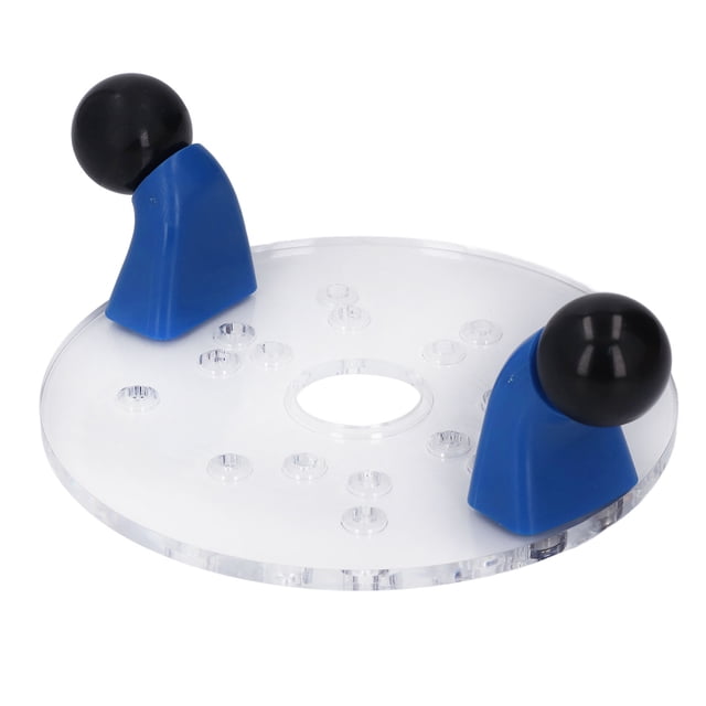 Clear PVC Universal Router Base Plate, Accurate Cutting Quick Adjustment Portable Universal Router Base Plate Time Saving with Shank for Woodworking Projects