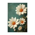 thumbnail image 5 of Mudket Framed,Canvas Wall Art,Ready to Hang,White Daisy Floral Canvas Print,Botanical Wall Decor,Rustic Flower Wall Pictures,for Bedroom Living Room Kitchen Office Decor - 12"L x 8"W, 5 of 10