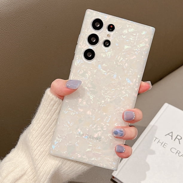 Funda de teléfono con láser degradado de lujo para Samsung S23 S22 Ultra S21 Plus S20 FE A13 A53 A52 A72 A51 A71 A32 5G Note 20, funda de TPU suave Tan Jianjun unisex
