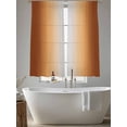 thumbnail image 6 of Sheer Curtains 72 Inches Long, Dark Burnt Orange Ombre Light Filtering Window Curtains for Living Room, Modern Grey Gradient Farmhouse Art Rod Pocket Voile Sheer Curtain Drapes, 52"W x 72"L, 2 Panels, 6 of 8