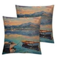 thumbnail image 2 of Nawypu Pillow Cover Spring Scene Town Beach Nature Parks View Tourism Post Outdoor Explore Decorative Throw Pillows Cushion Cover for Bedroom Sofa Living Room 2pcs, 2 of 6