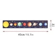 thumbnail image 3 of Wooden Solar System Universe Learning Puzzle Pieces Ornament Diy Craft Decoration Maintenance Free Durable Material Long Lasting Fade Resistant Indoor Outdoor Decor Table Centerpiece Wall Decor, 3 of 8