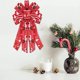thumbnail image 2 of Adornos Navideños Con Lazos Lazo Grande Para La Punta Del Árbol De Navidad Adorno Navideño Para El Hogar Lazo Rojo Adorno Para El Árbol De Navidad Lazo De Lino, 2 of 4