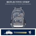 thumbnail image 5 of FORMRS Unisex School Backpack 17" Student Travel Bag with Laptop Compartment, Snowy Winter, 5 of 7