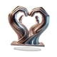 thumbnail image 3 of Estatua de de amor, figura de gesto de mano, regalo, arte abstracto moderno, artesanía, escultura de mano de corazón para escritorio de café, 3 of 9