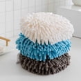 thumbnail image 3 of Toalla De Mano Absorbente Para Colgar En La Cocina Y El Baño Toalla De Secado Rápido 6,8 Pulgadas 3 Colores Seleccionables Toallas De Mano Con Lazo Toallas De Mano De Microfibra Absorbentes Peque, 3 of 3