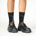 thumbnail image 5 of Kids Girls Boys Socks - Glowing Snake Dark Forest Comfort Breathable Crew Socks for Boys Girls Kids, Soft Athletic Running Socks for Boys Socks 6-10 Years Old, 5 of 6