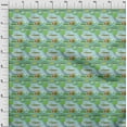 thumbnail image 4 of oneOonePolyesterSpandexGreenFabricKidsAnimalDiyClothingQuiltingFabricPrintFabricByYard56InchWide, 4 of 4