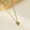 NMSN-K2510-3, variant on 18K Gold Plated Stainless Steel Hammered Heart Pendant Necklace, Multicolor CZ Inlaid Textured Love Charm Twist Rope Chain Necklace, Dainty Minimalist Women’s Clavicle Jewelry