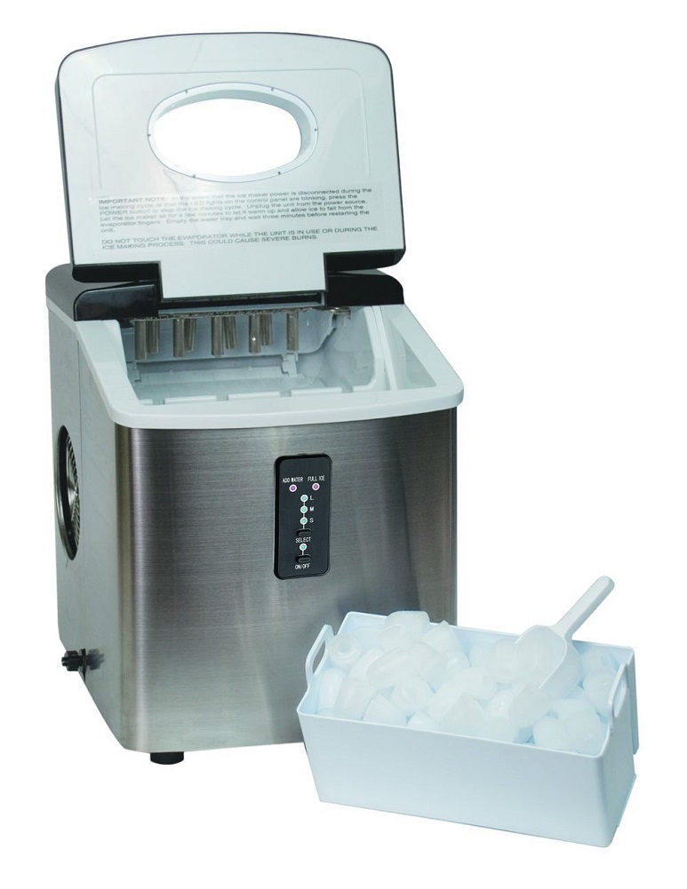 igloo countertop ice machine model ice103 in stainless steel