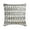 White & Silver, variant on Throw Pillow Cover, White & Silver 16"x16" (40x40 cm) Accent Cushion Covers, Silk Crystals, Beaded & Embroidery Throw Pillows For Sofa, Geometric Pattern Modern Style - Kohinoor