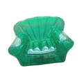 thumbnail image 3 of deevoka Inflatable Chair Inflatable Sofa PVC Lazy Seat Furniture Blow Green, 3 of 9