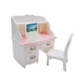 thumbnail image 3 of Juego de Sillas de Escritorio en Miniatura para Casa de Muñecas, Accesorios de Decoración para Casa de Muñecas, Mini Mesa de Ordenador para Decoración 2 piezas, 3 of 10