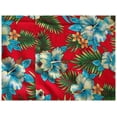 thumbnail image 4 of Hawaiian Shirt 47 Mens Allover Flower Beach Aloha Casual Holiday Red M, 4 of 7