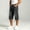 Dark Blue, variant on Mens Baggy Jeans Wide Leg Relaxed Fit Denim Capris Pants Streetwear Below Knee Jorts Size S-2XL Blue