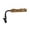 B, variant on Wood Bird Perch with Clip & Flexible Hose 5.9" Sanded Parrot Stand for Small to Medium Birds Cage Mountable Perching Toy for Parakeets Cockatiels Conures