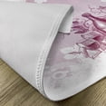 thumbnail image 5 of Ambesonne Wine Place Mats Set of 4, Grunge Abstract Framework, Standard Size, Lilac and White, 5 of 6