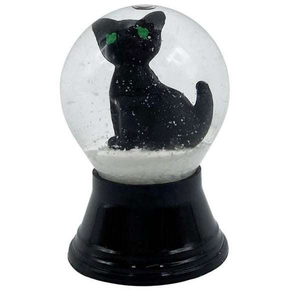 Alexander Taron PR1144 Parzy Snowglobe - Mini Chat Noir - 1,5 x 1 x 1 Po.