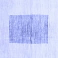 thumbnail image 1 of Ahgly Company Indoor Square Solid Blue Modern Area Rugs, 8' Square, 1 of 4