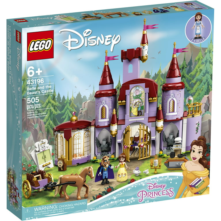 LEGO Disney Belle and the Beast's Castle 43196 Building Toys from The and the Beast Movie with Horse Toy, plus Disney Princess & Prince Mini Dolls - Walmart.com