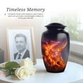 thumbnail image 6 of Cross Funeral Cremation Urns For Adult Ashes - 1 Large With 4 Keepsake Memorial Urns For Adult Male - Little Burial Urn For Human Ashes For Brother - black Urn For Mom & Dad (10 & 3 Inch), 6 of 7