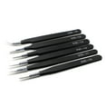 thumbnail image 4 of 6Pcs ESD Stainless Steel Precision Anti-Static Tweezers Set for Electronics, 4 of 6