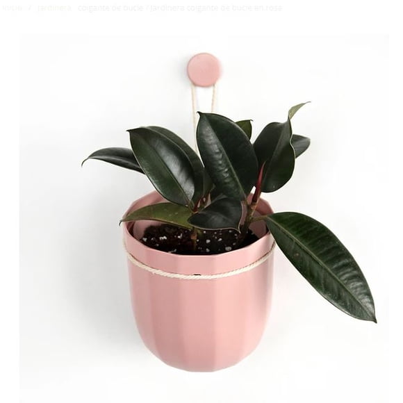 Maceta Colgante Pequeña Wally Rosa MAWPGRSM-PK