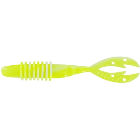 Big Bite Baits Kamikaze Swimon Swimbait 3.75 Chartreuse White Swirl