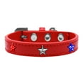 thumbnail image 4 of Dog, Puppy and Pet Widget Fashion Collar, "Red, White  Blue Stars", 4 of 9