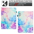 thumbnail image 5 of Smart Case for Lenovo Tab P11 2nd Gen 11.5 Inch 2023 Marble Pattern, Premium PU Leather Kickstand Magnetic Wallet Folio Flip Auto Sleep / Wake Case with Card Slots & Elastic Band & Pencil Holder, A, 5 of 5