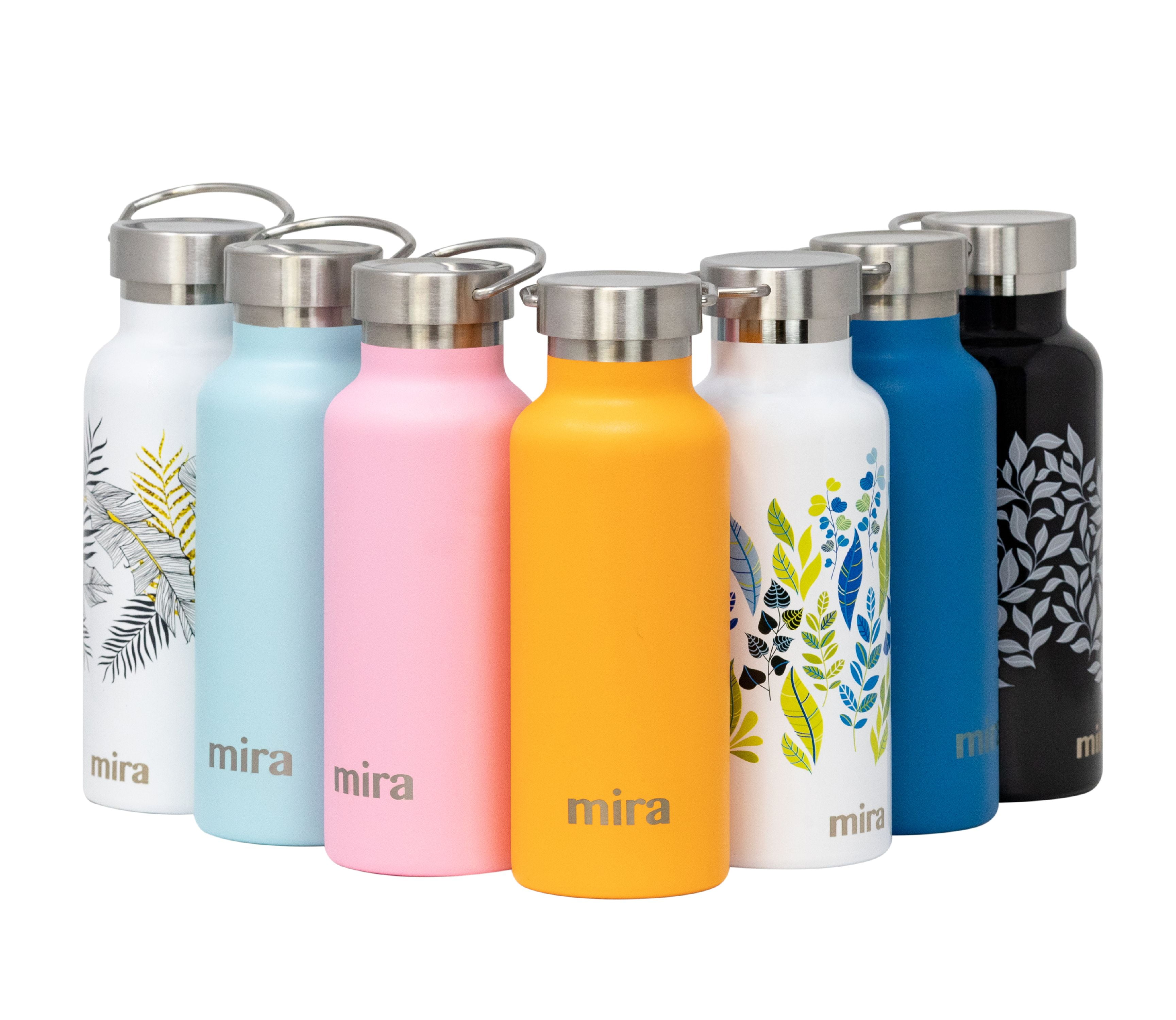 Ensure Your Drink Cold Enough for Outdoor Sports TAKETAU 32oz Insulated Water Bottle with Straw & Spout Lids 