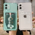 thumbnail image 2 of Funda de teléfono de silicona a prueba de golpes para iPhone 12 11 Pro 13 Xs Max Lens Protection en iPhone SE X Xr 6s 7 8 Plus Card Case Back Cover Tan Jianjun unisex, 2 of 2