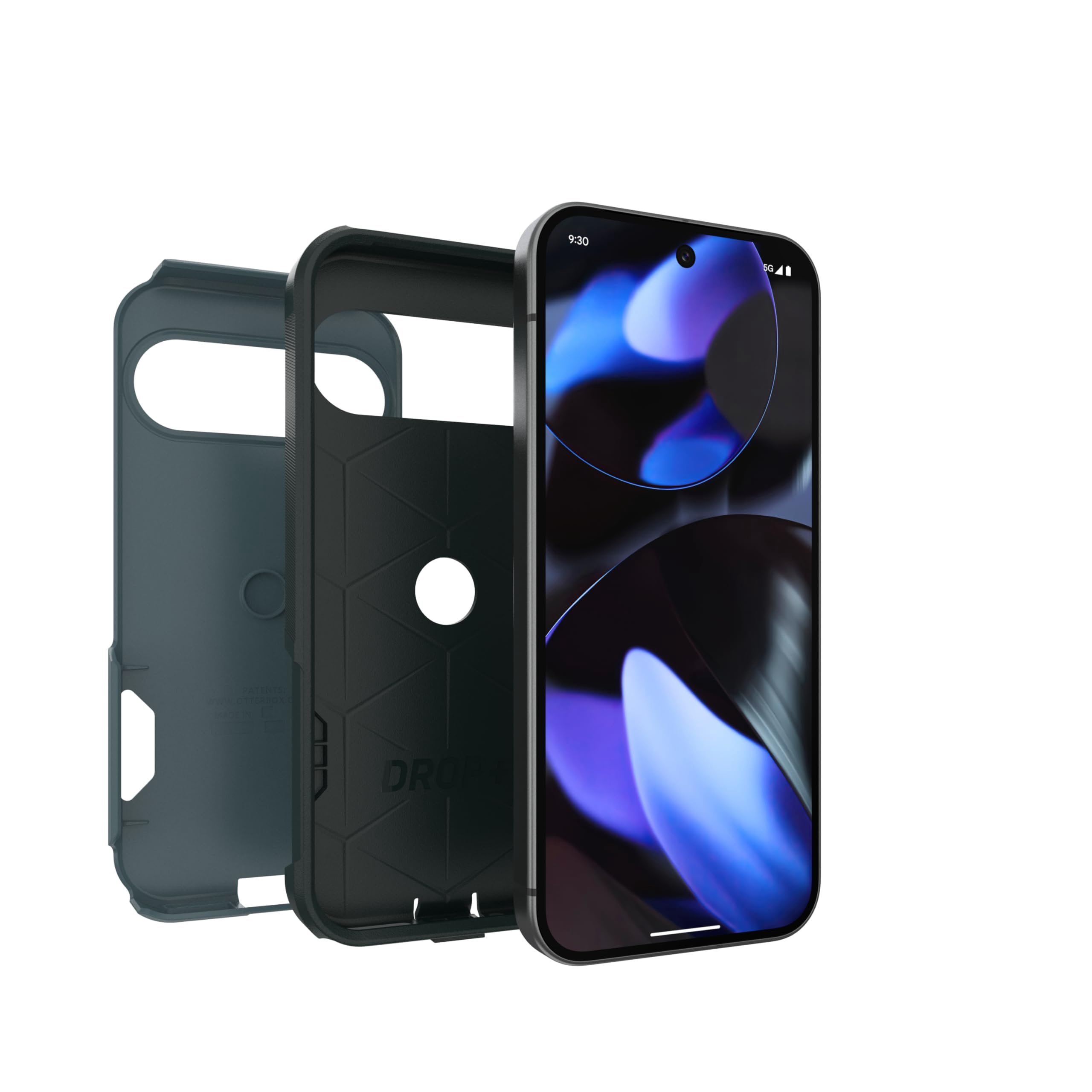 OtterBox Google Pixel 9 & Pixel 9 Pro Only - Commuter Series Case - Sagebrush Green - Slim & Tough - Pocket-Friendly - with Port Protection - Non-Retail Packaging