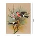 thumbnail image 2 of Pintura al óleo de pájaros y flores DIY por números, imágenes de dibujo, arte de decoración de la habitación del hogar, 2 of 9