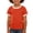 Orange, variant on YunPes Kids Boys Short Sleeve Crewneck T-Shirts Tee Tops 2‐7 Years Fashion Color Block Trim Basic Tees Comfy Sports Casual Tops