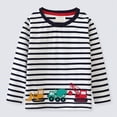 thumbnail image 2 of HCNTES Toddler Boys Girls Pullovers Sweatshirt Long Sleeve T-Shirt Kids Cotton Crewneck Thin Tops(Black,4-5 Years), 2 of 5