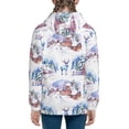 thumbnail image 6 of Kdxio Snowy Cottage Holiday Scene Pattern Kids Boys Girls Zip Up Hoodie 3D Printed Hooded Sweatshirt Hoody Coat with Pocket 7-12 Y-Medium, 6 of 6