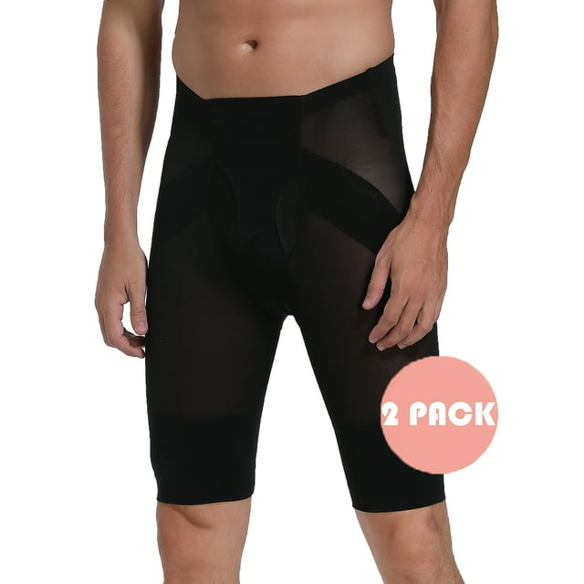 ANYFIT WEAR Men Tummy Control Shorts High Waist Slimming Shapewear