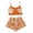 j3-Orange, variant on LIIPEE Womens Halloween Skeleton Graphic Pajamas Sleeveless Camisole Tops Shorts Pajama Set Ladies Sleepwear