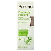 Aveeno, Positively Radiant, Daily Moisturizer Sunscreen, SPF 30, 2.3 fl oz