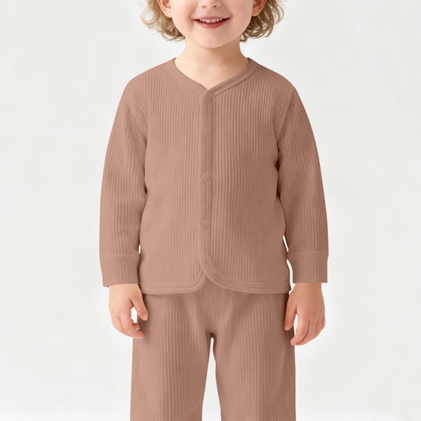 Prendas de abrigo y chaquetas informales sin capucha de manga larga para niños, abrigo para bebés, blusa de moda de otoño y primavera con jersey, camisa de manga larga con cuello redondo de color liso